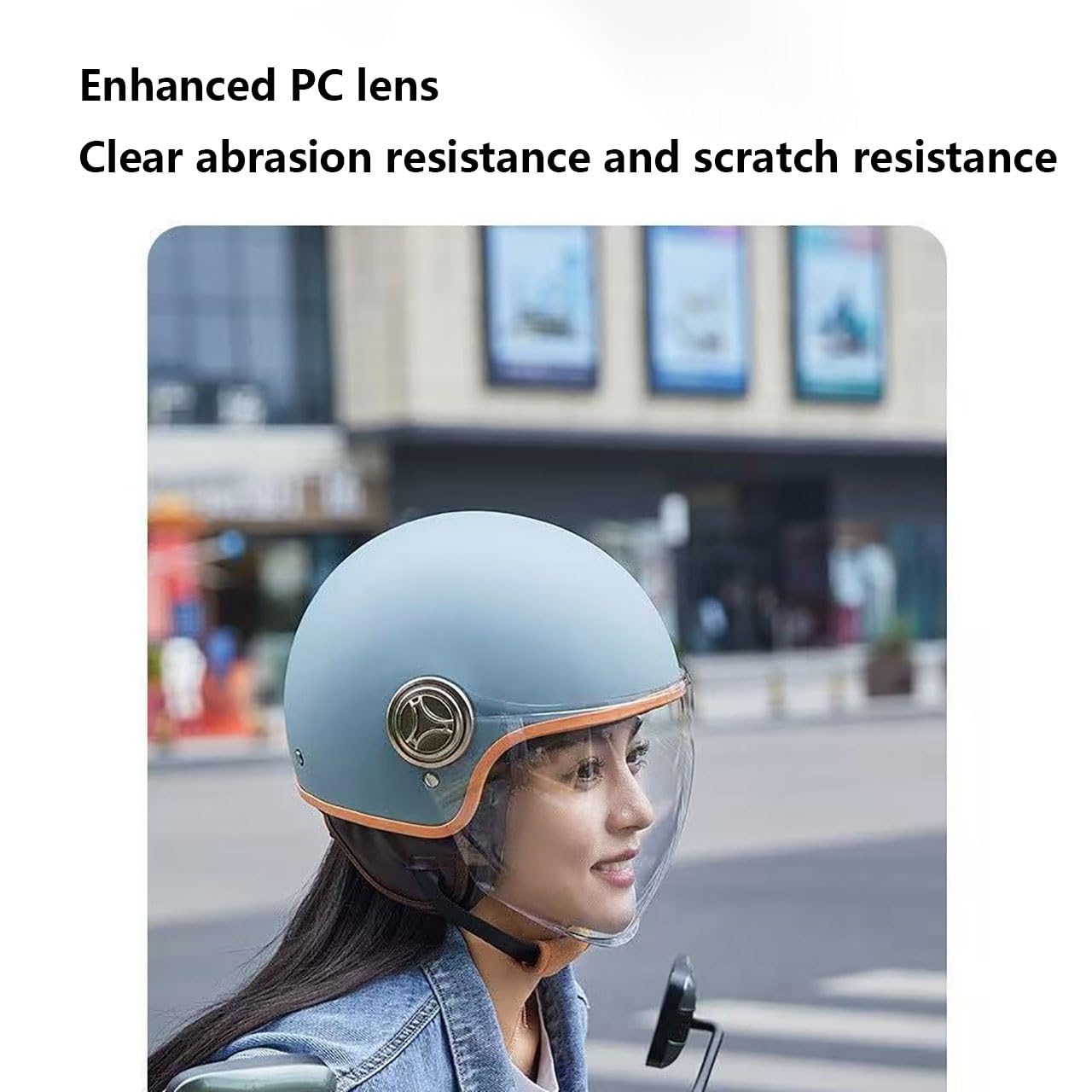 Vespa Cat Ears Motorcycle Half Helmet with Visor,Retro 3/4 Men Women Half Face Helmet for Chopper Scooter Skateboard Electric Street Moped Bicycle Open Face Helmet, DOT Approved