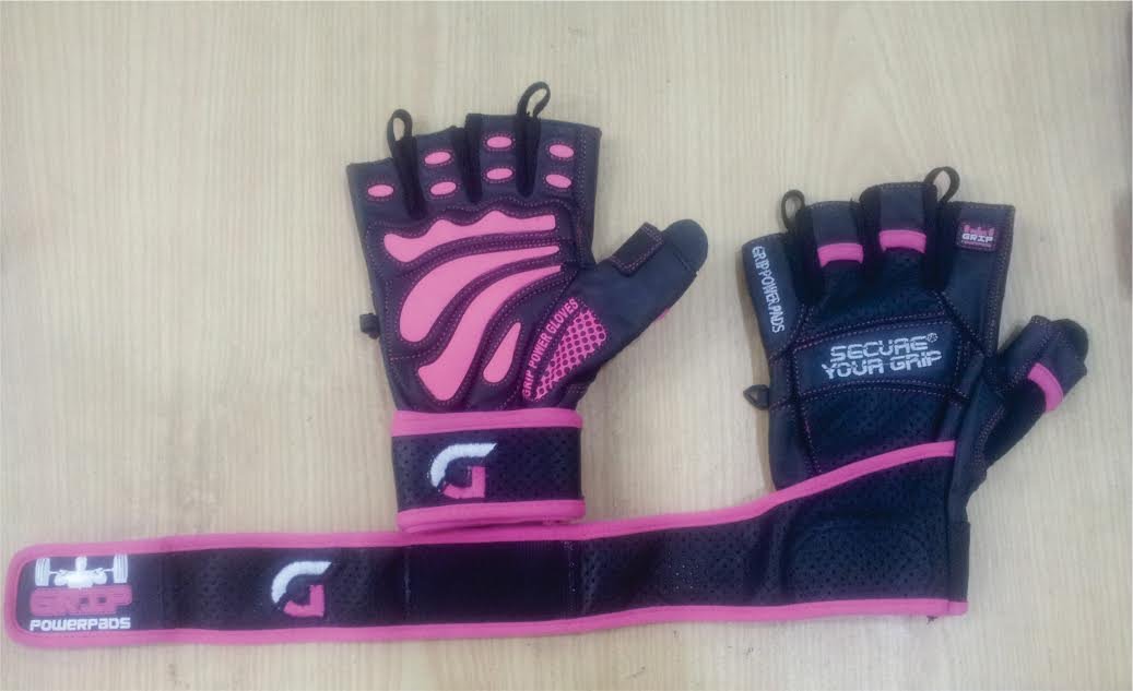 donne Elite guanti da ginnastica in pelle con il design in 5,1 cm ampia polsiere per sollevamento pesi, powerlifting, bodybuilding & Strength training allenamento esercizi