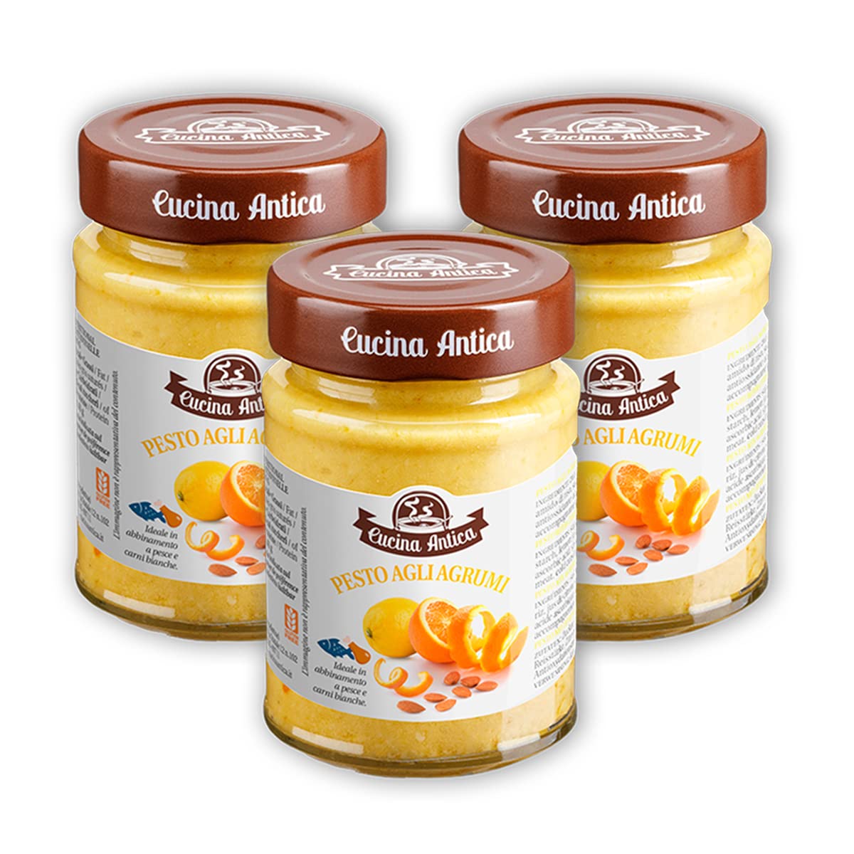 Cucina Antica Pesto de Cítricos 3 Botes 190 g