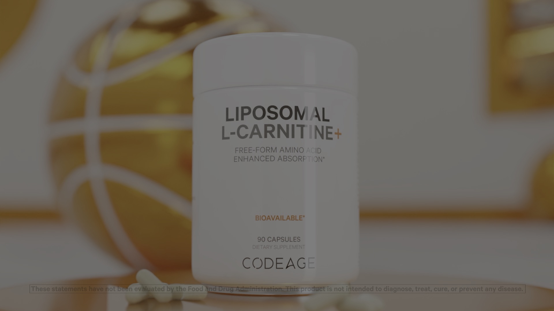 Amazon.com: Codeage Liposomal L-Carnitine+ Supplement - 500 mg L