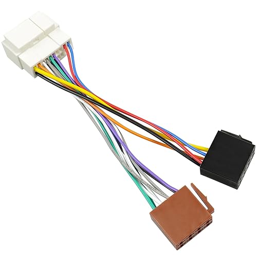 Miniatura 7 de Jayubien Arnés de cableado estéreo de 17 pines para adaptador de radio Honda, adaptador de arnés de cable de radio de automóvil compatible con