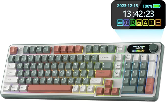 RK ROYAL KLUDGE S98 Mechanical Keyboard - Professional input device for precise AI content oversight and editing