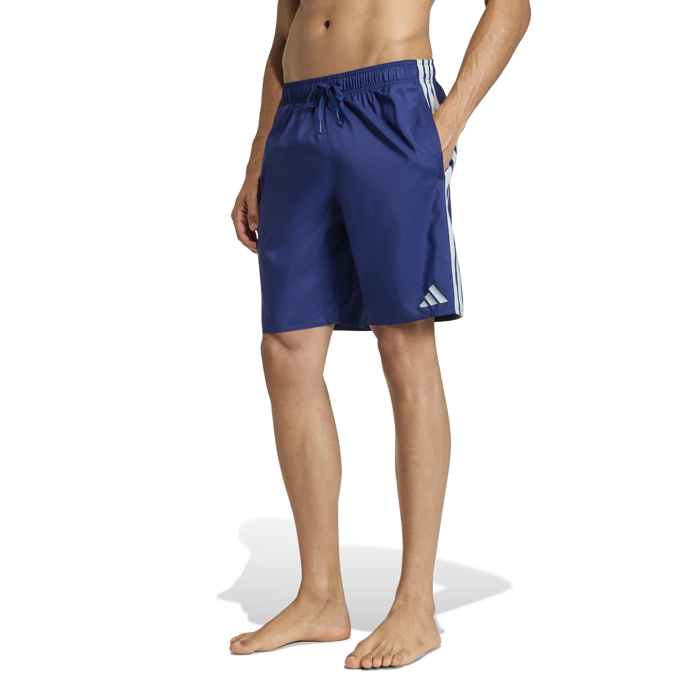 adidas Men Pantaloncini da Bagno a 3 Strisce da 8 Pollici