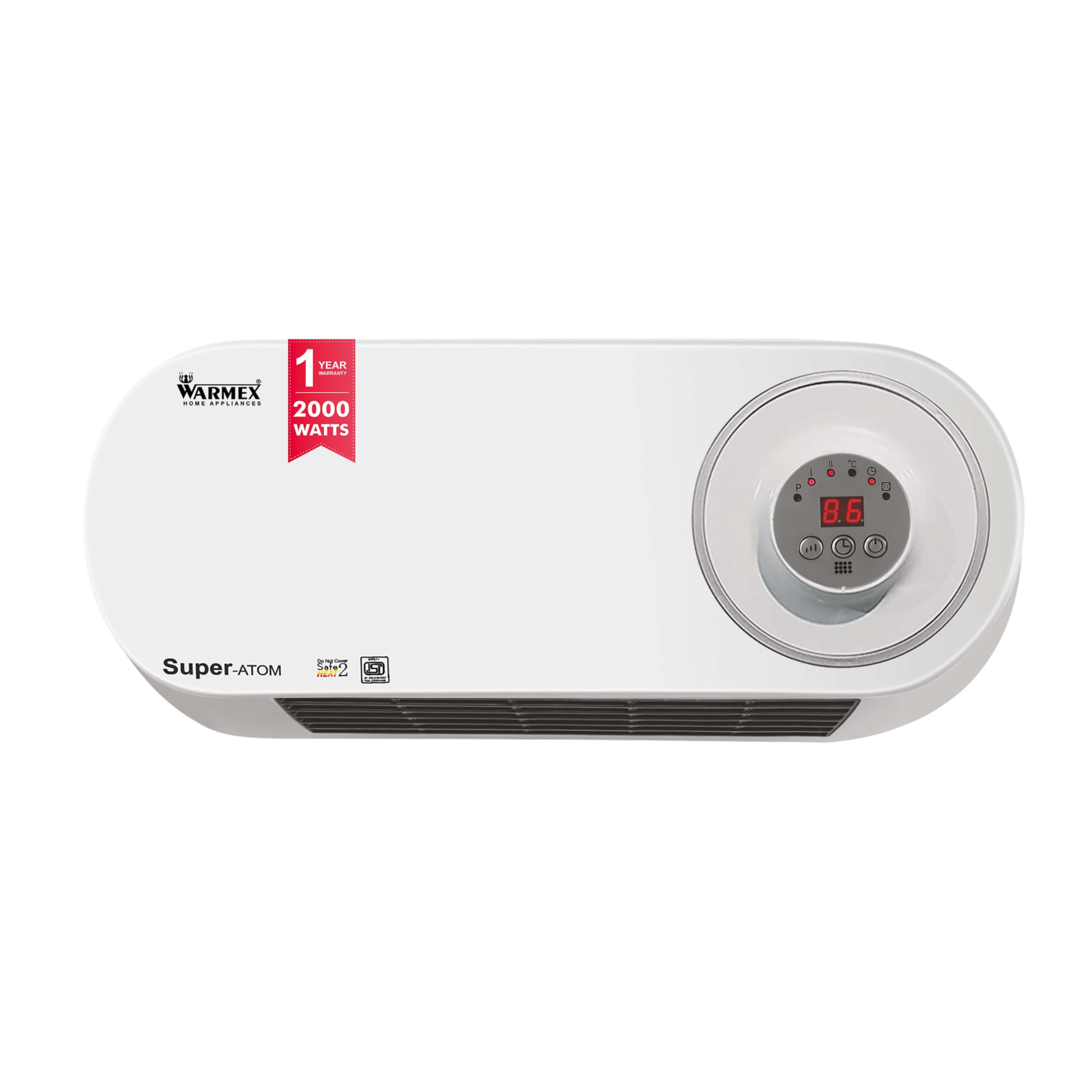 WarMex Super Atom Room Heater - Wall Mount, 2 Heat Modes -1 WarMex Super Atom Room Heater - Wall Mount, 2 Heat Modes -1