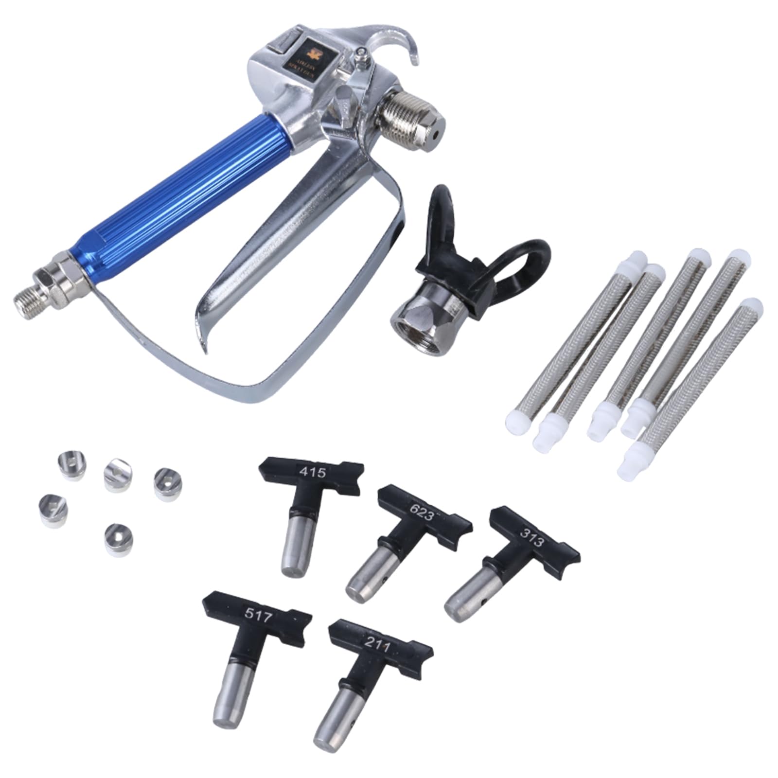 Airless Paint Sprayer with Nozzle Guard Spray Tips and Airless Paint Spray Filter for Nozzles