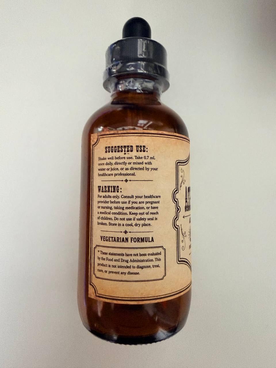 Ashwagandha Supplements – Organic Withania Somnifera Root Extract Liquid Drops – Natural Stress Relief, Mood Booster, Sleep Aid & Calming Support – Non-GMO, Vegan Formula – 4 fl oz — Amazon image 7