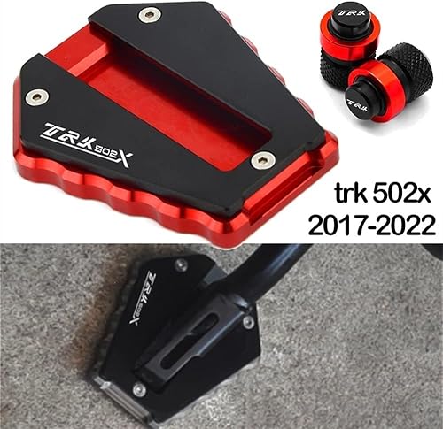 Miniatura 2 de SCUUBE Para Benelli TRK502X TRK502 X 502X 2017-2020 2021 2022 Soporte lateral de pie de motocicleta Placa de soporte ampliadora Placa de soporte CNC