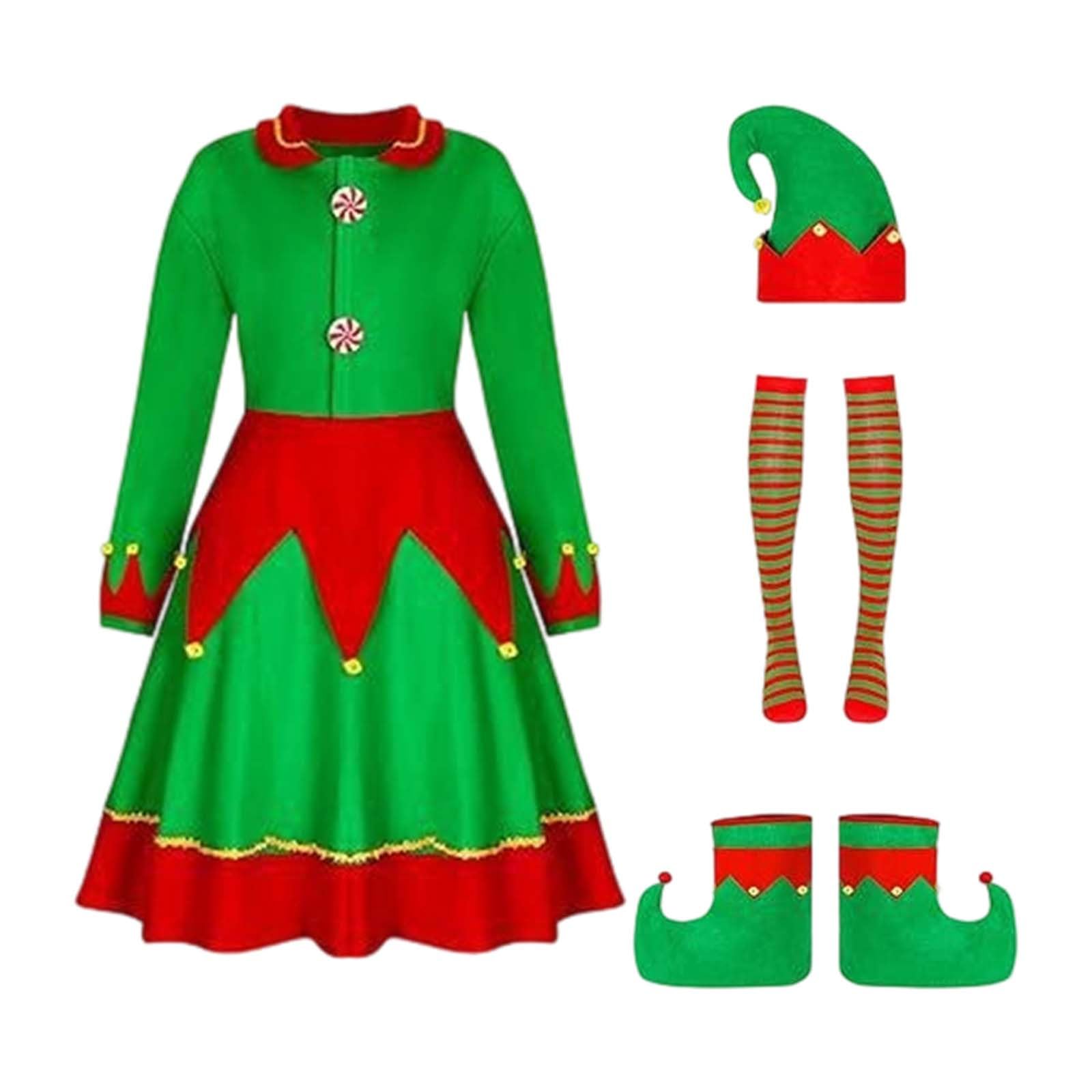 Generisch Elegante costume da fata verde, vestito da palcoscenico per bambini, adulti, abito da cortile