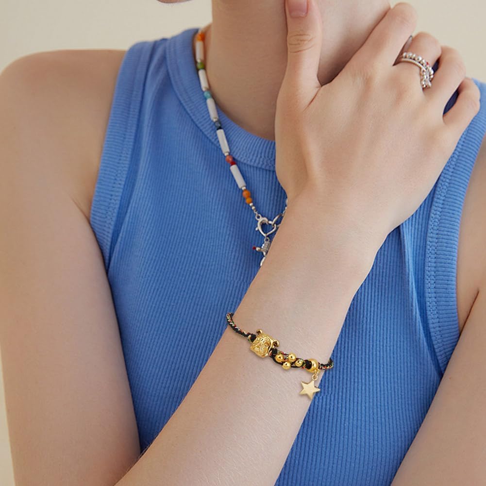 OLYCRAFT 12Pcs Bulldog Head Beads with 2mm Hole Golden/Platinum/Silver/Black Alloy Puppy Beads European Style Spacer Bead Animal Shaped Loose Bead for Necklace Bracelet Pendant Jewelry Accessories - Image 6