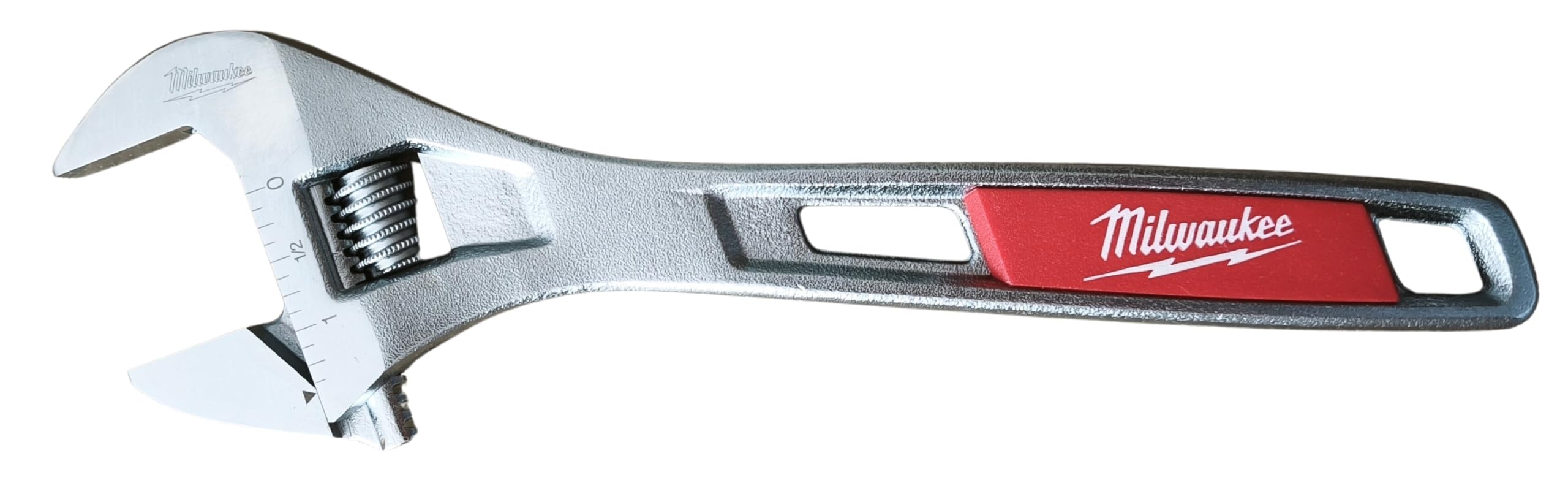 Milwaukee 4932499519 - Juego de 2 llaves ajustables profesionales (150 mm y 250 mm, mandíbulas paralelas, cabeza fina, acabado cromado antioxidante,