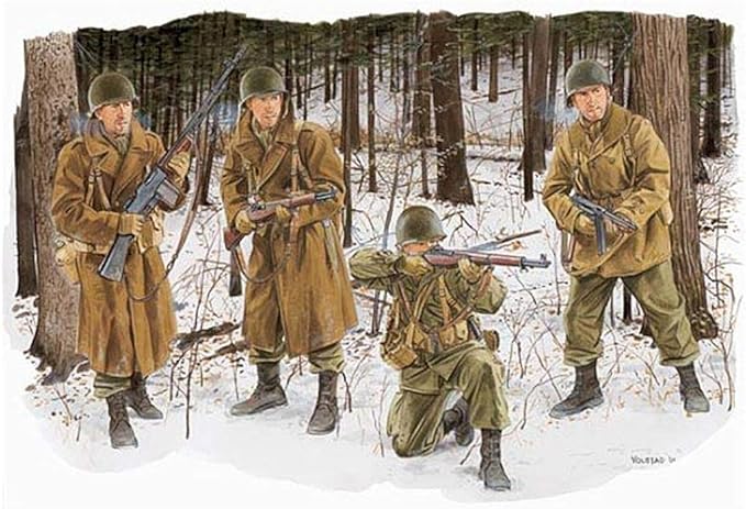 Amazon プラッツ 1 35 第二次世界大戦 アメリカ陸軍 第101空挺師団兵 冬季装備 バストーニュ1944 プラモデル Dr6163 プラモデル 通販