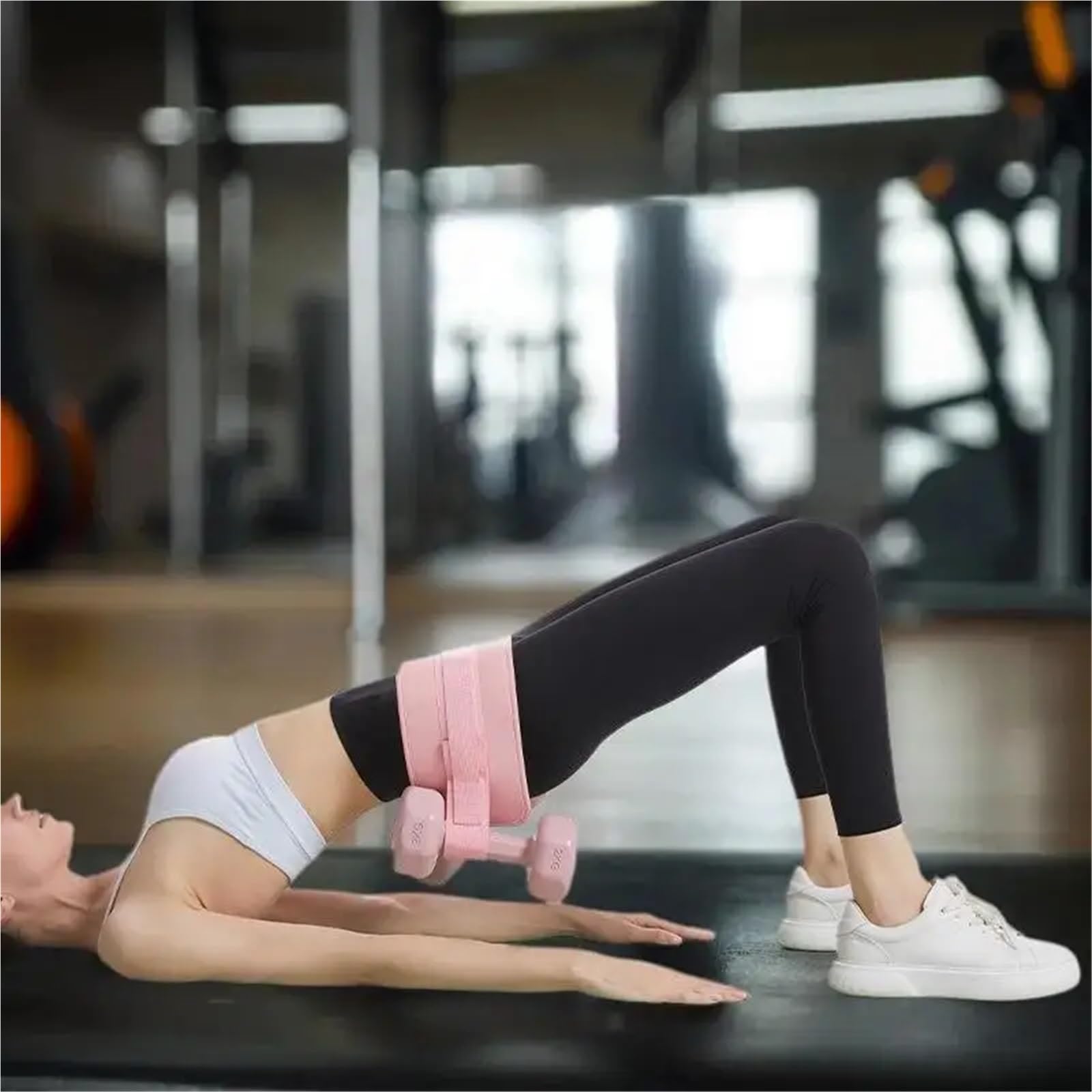 1 x Hantel-Übungsgürtel for Hüftschub-Workouts Für Kraftdreikampf
