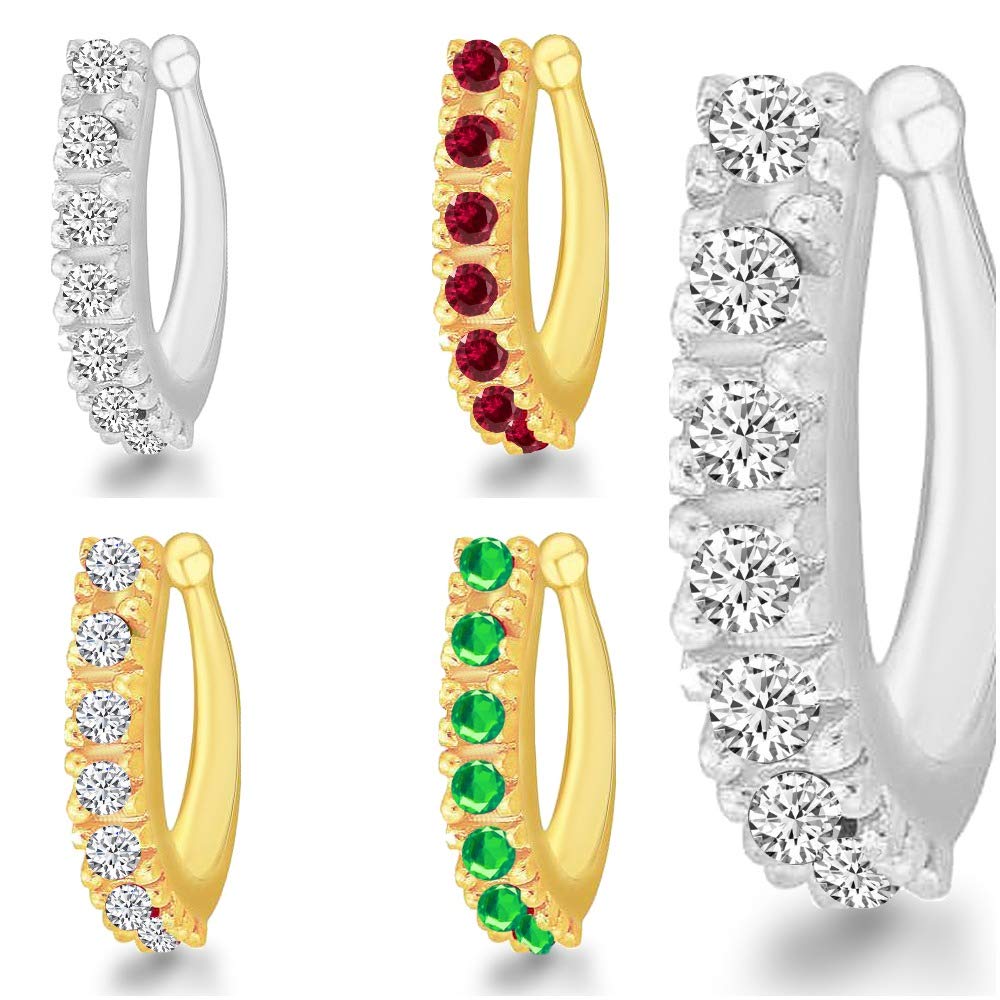 See full amazon price history chart for MEENAZ Traditional American diamond Jewellery Clip on Pressing Type Without Piercing Crystal Gold Red Green Silver AD CZ Nath Nose Ring Press pin for Women Girls Wedding design- NATH COMBO-M172 MEENAZ Traditional American diamond Jewellery Clip on Pressing Type Without Piercing Crystal Gold Red Green Silver AD CZ Nath Nose Ring Press pin for Women Girls Wedding design- NATH COMBO-M172 (B08M3NF1HT) Amazon Price History, Amazon Price Tracker