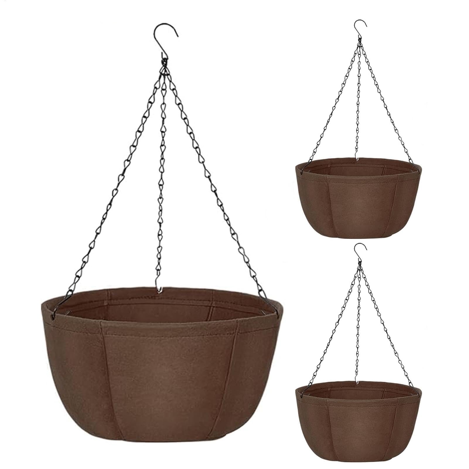 Pots de fleurs muraux imperméables pour décoration de terrasse
