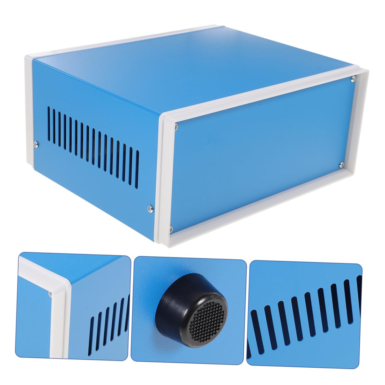 Cabilock Boîtier électrique en aluminium résistant aux intempéries pour projets électroniques Boîte de transport polyvalente pour appareils électriques Installation facile Durable