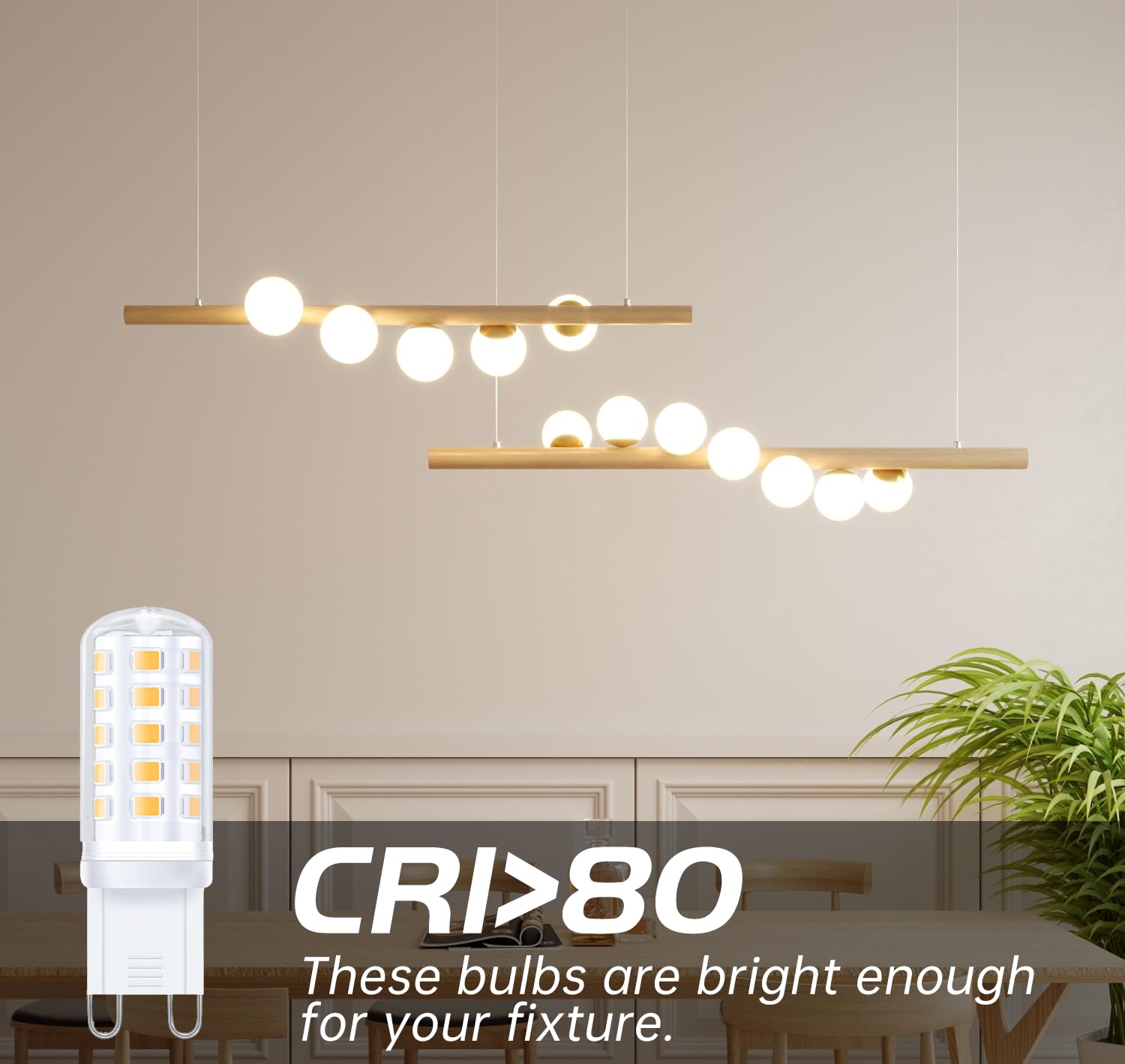 LiTlight G9 LED Bulbs 3W Natural White 500LM, 4000 Kelvin Energy Efficient Class C G9 Light Bulb, 40W Halogen Equivalent - Image 4