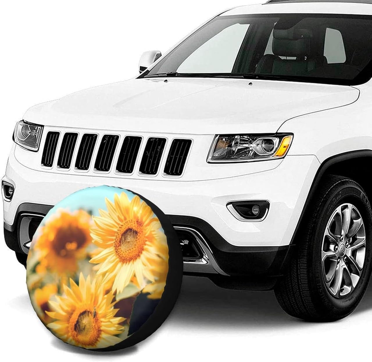 Personalizzato copriruota di scorta il tuo quadro con foto e/o testo personalizzata copri ruota di scorta per Auto pneumatici universali 16 Pollici