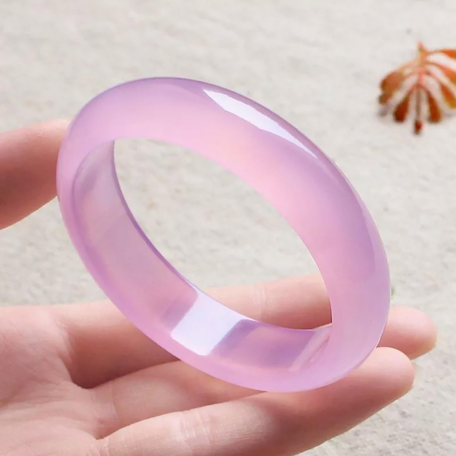 Bracciale rigido da donna in giada naturale, elegante regalo per lei, accessorio di alta qualità per ogni occasione, perfetto per compleanni, anniversari o vacanze