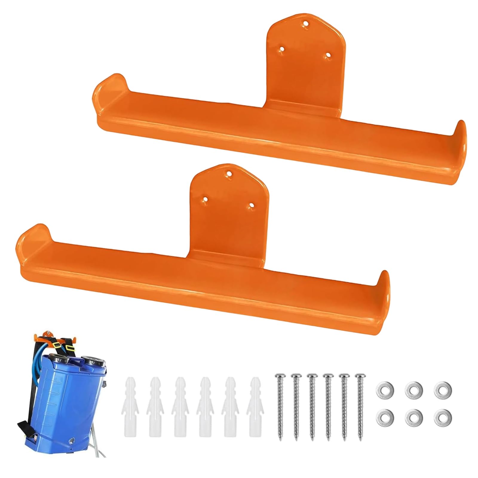 Fixation souffleur de feuilles murale iFCOW rangement outils de jardin pour abri de jardin robuste