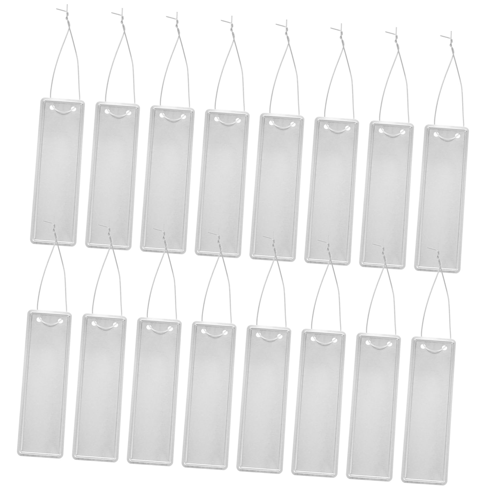 SUPVOX 5 Ensembles Étiquettes Rondes En Aluminium D'Art Étiquette De Plante Étiquettes De Jardin Étiquettes De Plantes Pour es D'Extérieur Étiquettes Pour es 50 pièces * 5