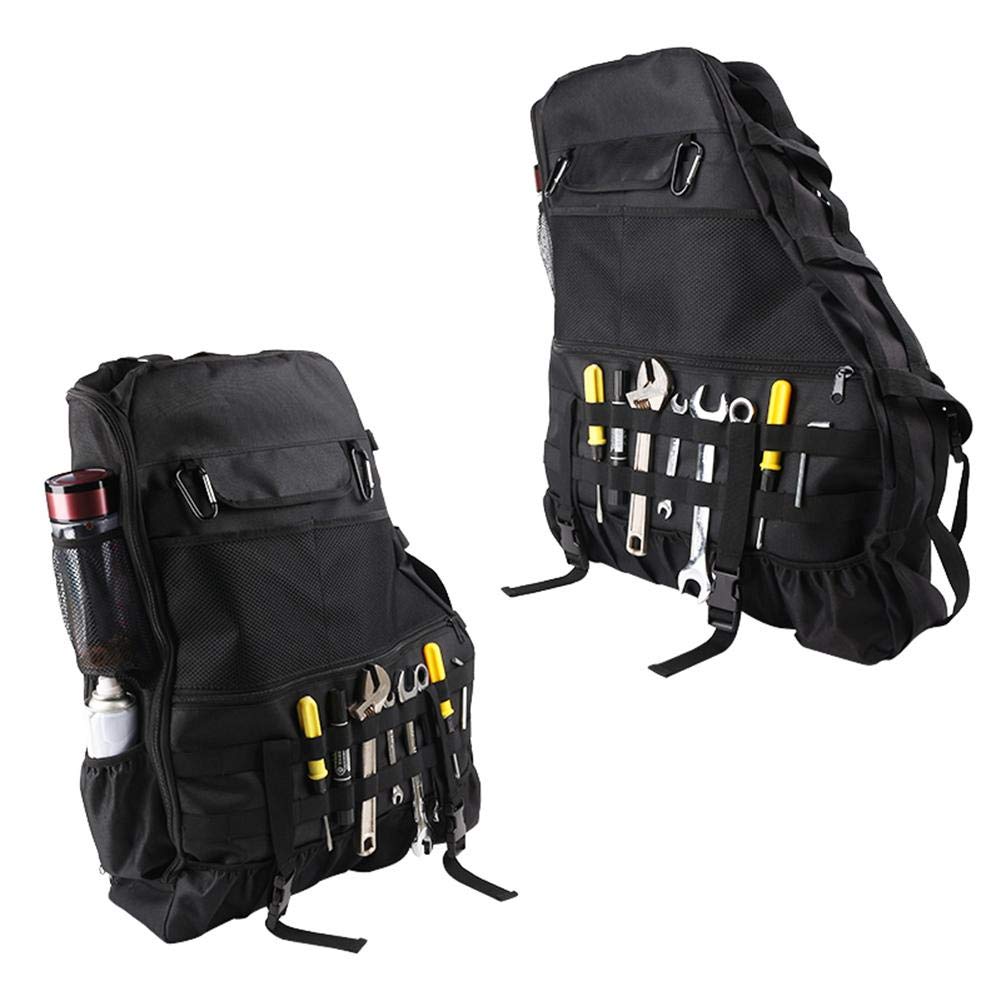 Wrangler 1 paire de sacs de rangement à roulettes pour Wrangler YJ CJ TJ JK JL 1941-2018 [4 portes], Sahara, Rubicon