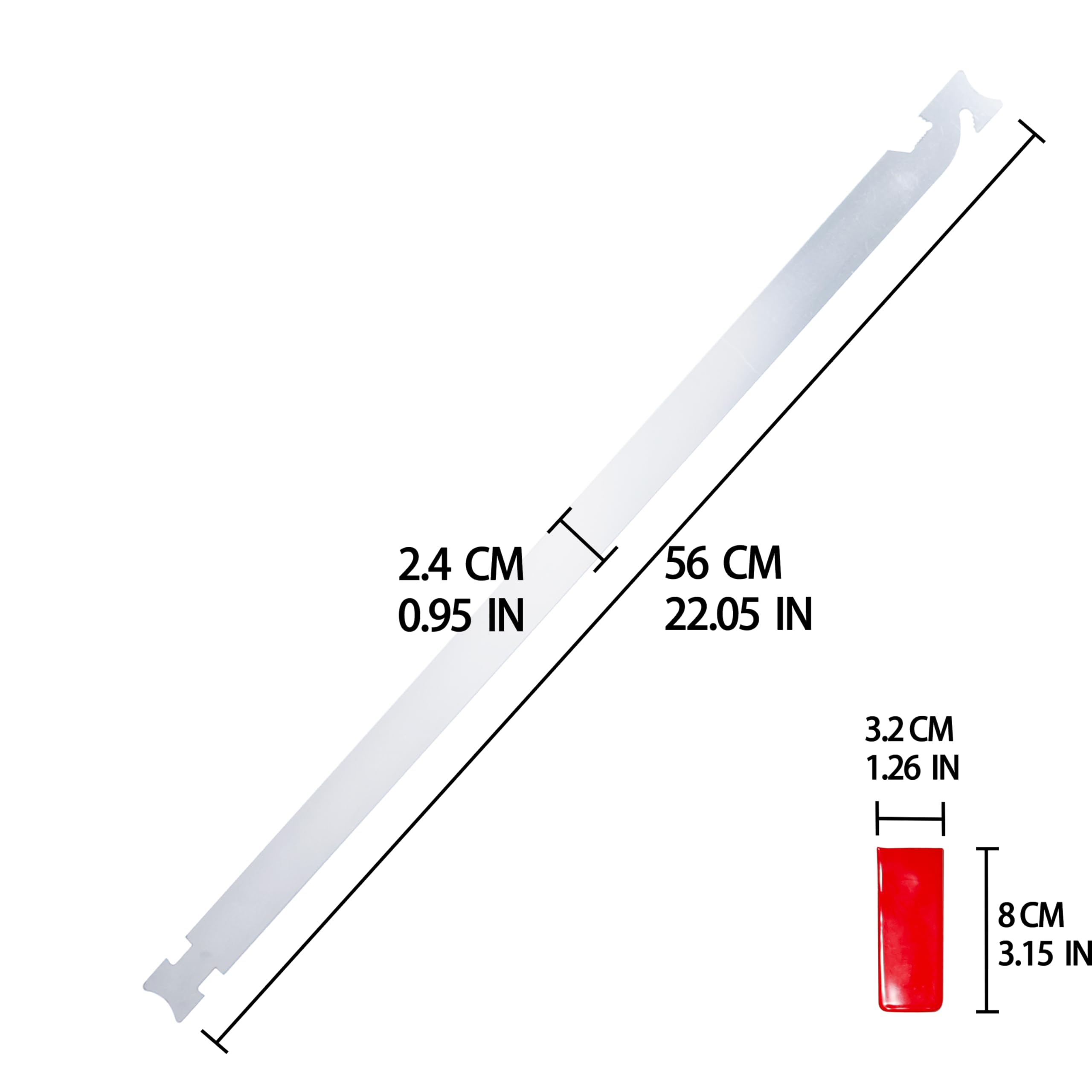SINKHANUN 22 inches Stainless Steel Professional Auto Tool, Slim Jim Tool