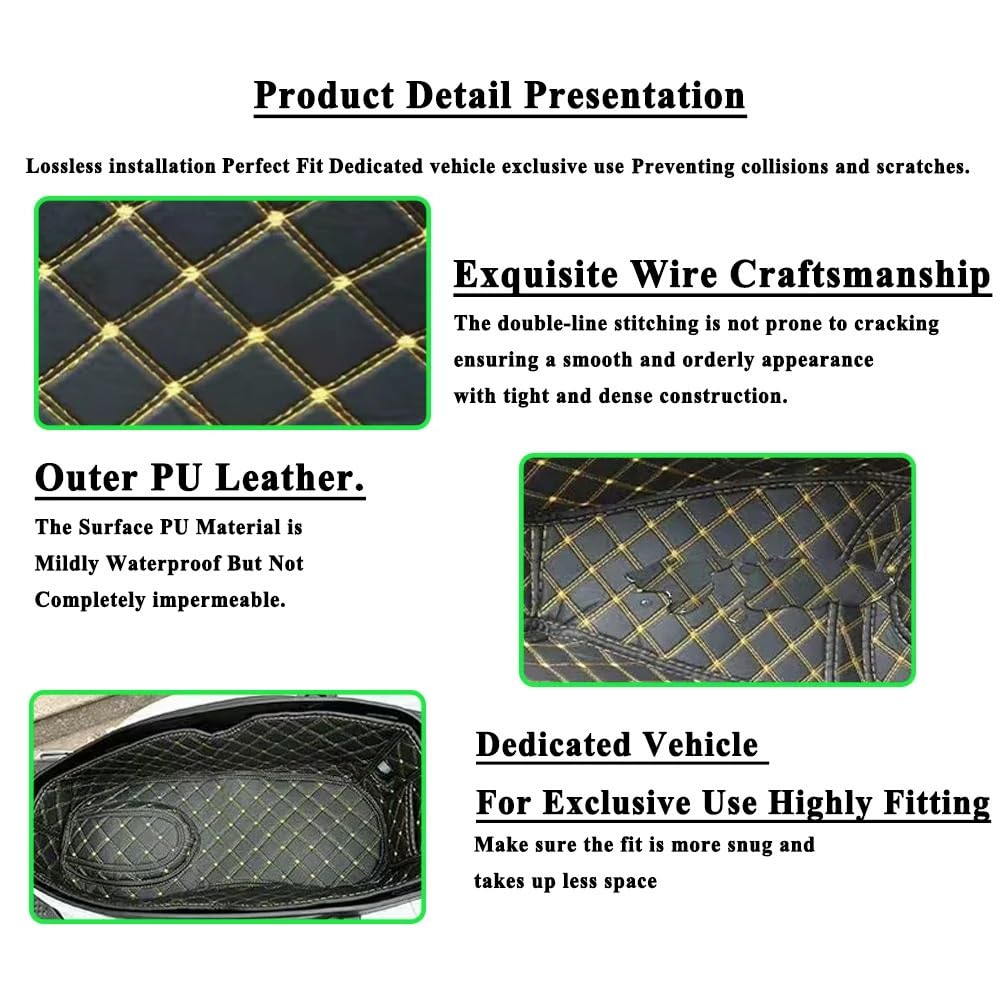 Rivestimento di Spazio di Carico Per ZONTES 368G ZT368G | Imbottitura Per fodera Per bagagliaio Per bagagliaio posteriore Per motocicletta, protezione Per sedile, secchio