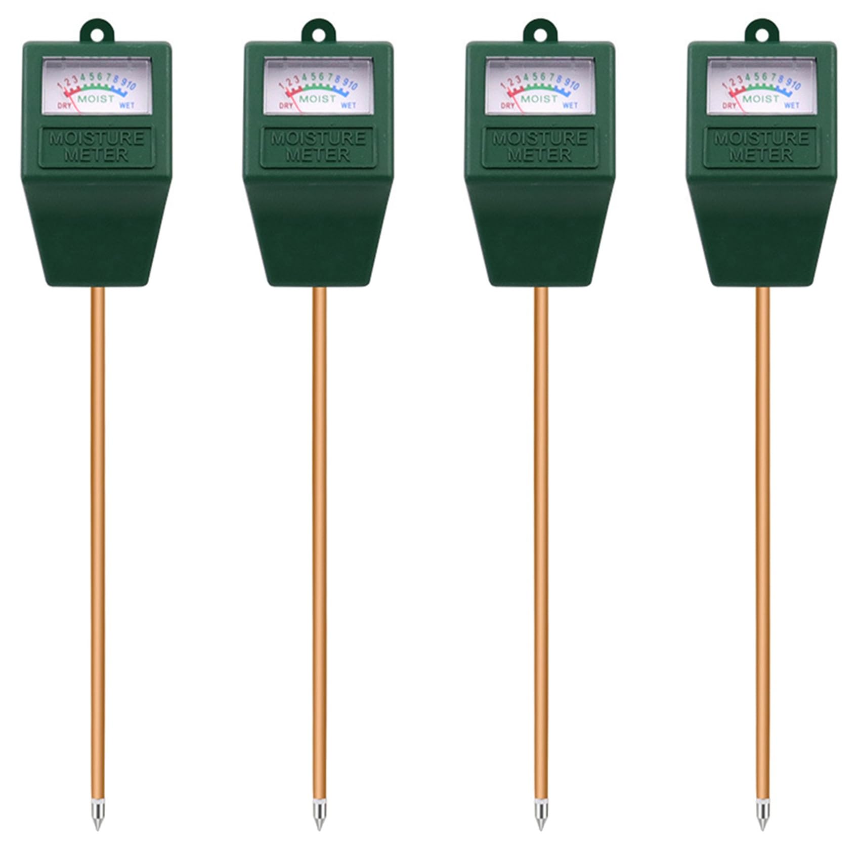 Wzxksoac 4X Soil Moisture Meter, Plant Water Meter Indoor & Outdoor,Sensor Hygrometer Soil Tester For Potted Plants