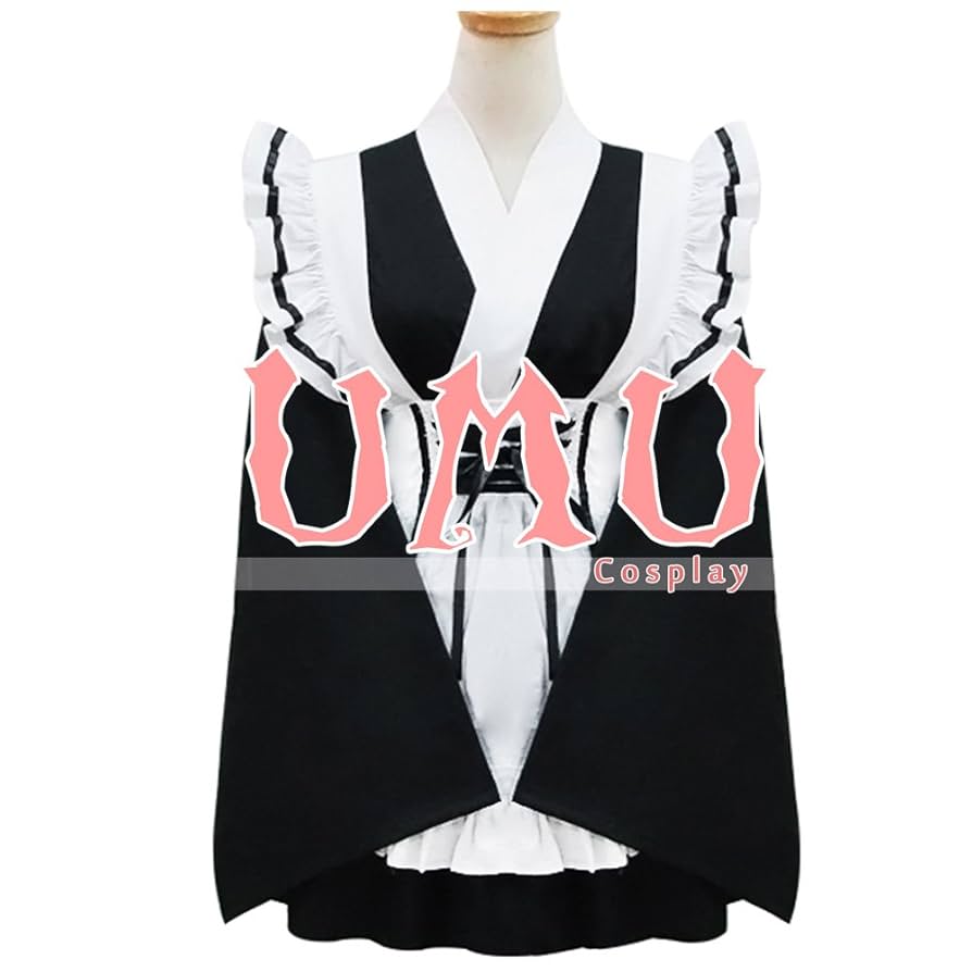 NEWS 風オーダーメイド商品 Amazon.co.jp: 【UMU】 オーダーメイド メイド服 モノクロ 和風