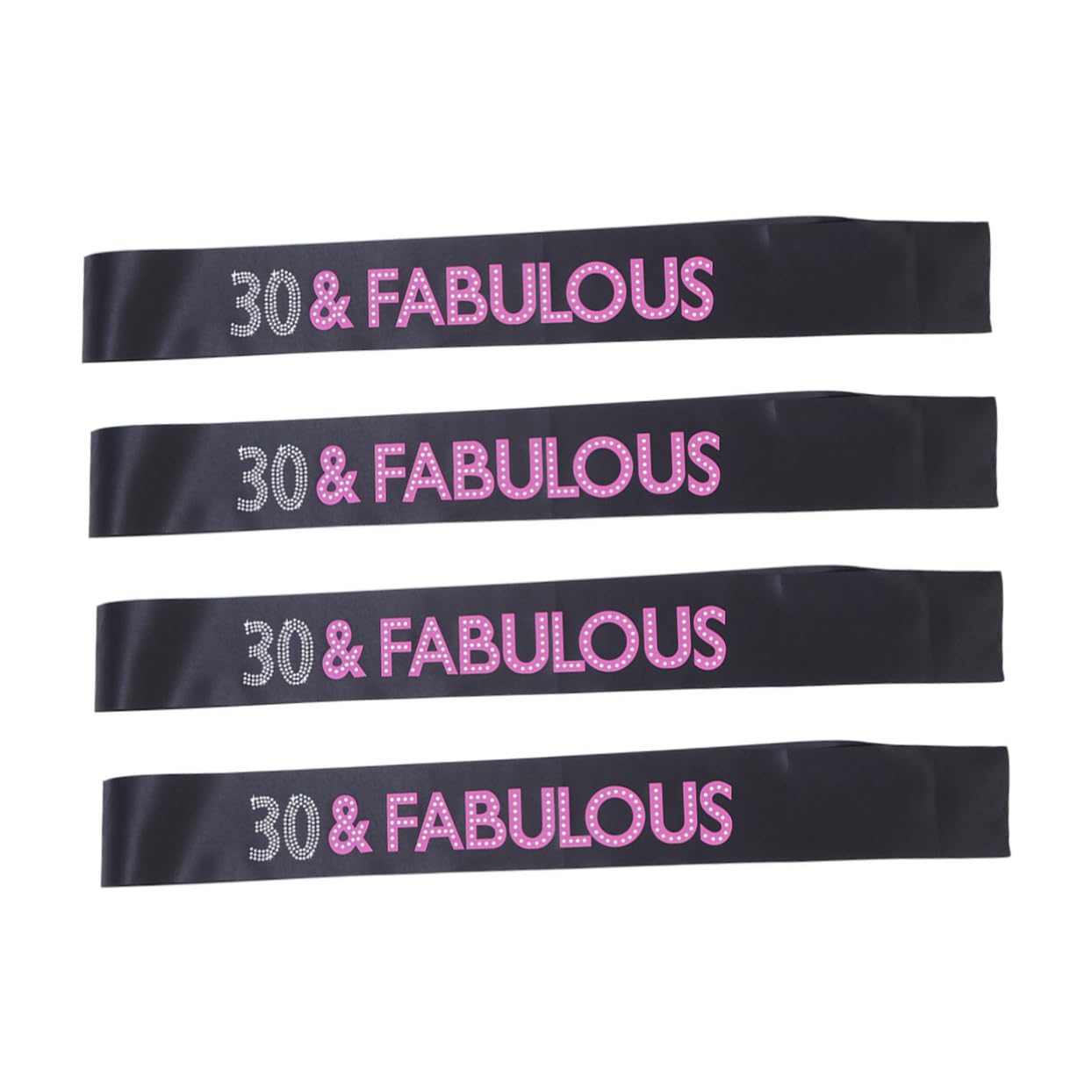 STOBAZA Birthday Banquet Decor 30th Birthday Party Supplies Stylish Etiquette Shoulder Straps