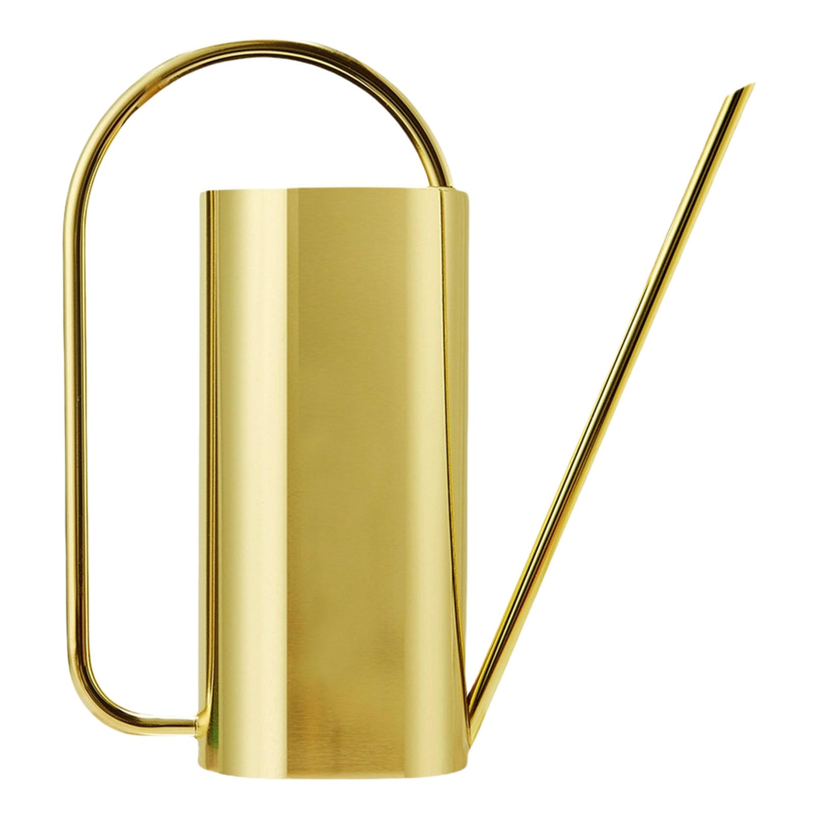 Rostfreie Zimmerpflanzen Gießkanne, 51 oz, Metallkonstruktion mit modernem Design und präzisem, langem Auslauf für die Bepflanzung, Verwendung als Gartenbewässerungswerkzeug