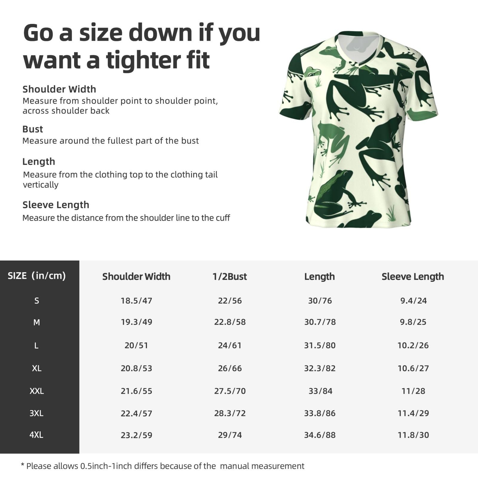 Stylish Athletic Sports Jersey Funny-Camo-Green-Frog Men's Rugby Jersey 3X-Large