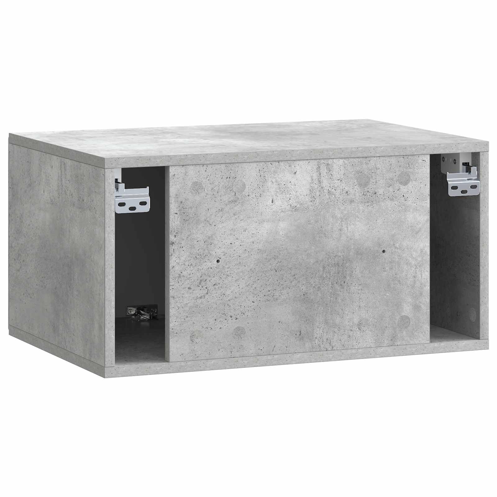 Mobile TV da parete, 59,5 x 41 x 30 cm, grigio cemento