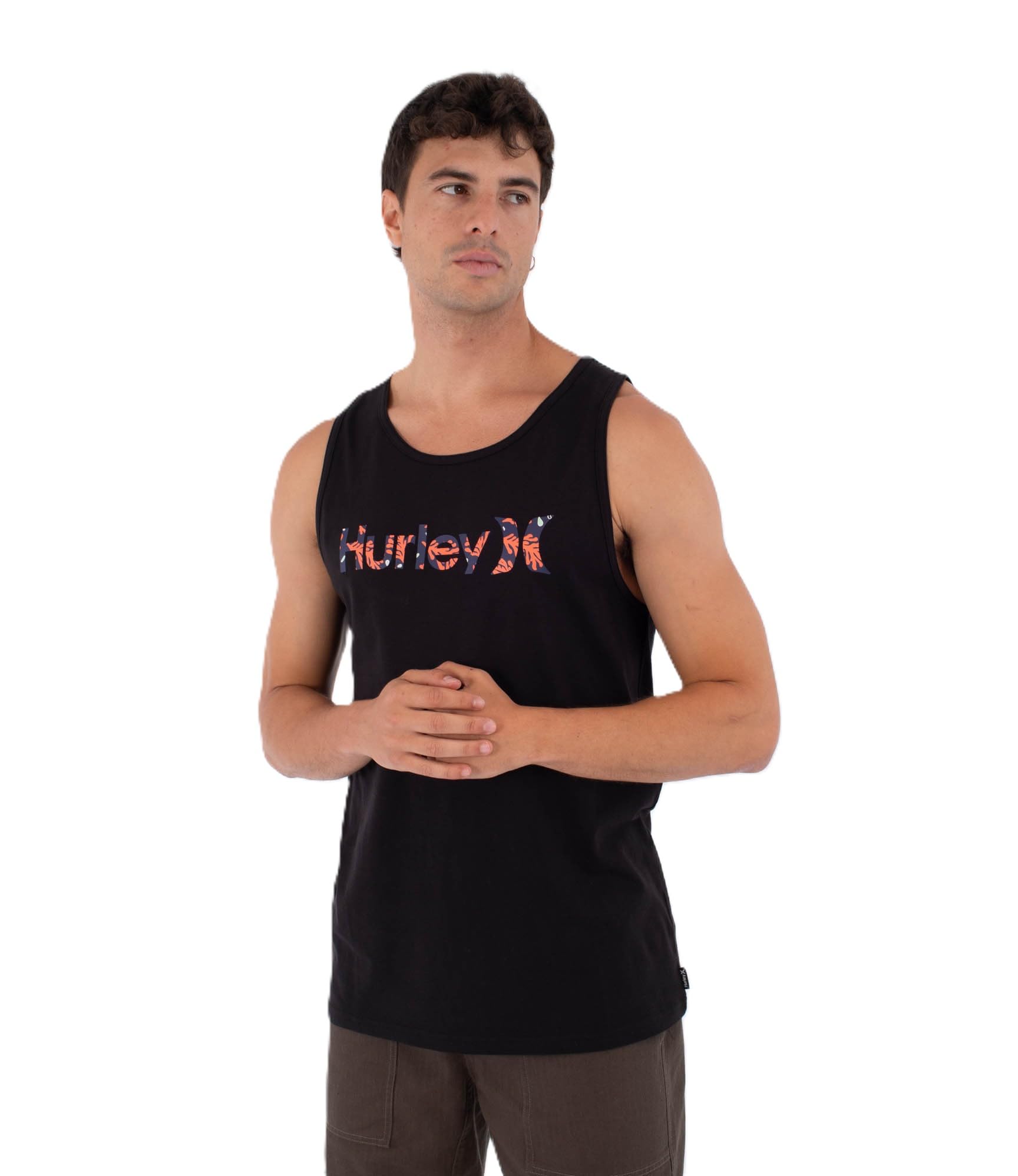 Hurley Mens Money Tank T-Shirt, Black, L EU