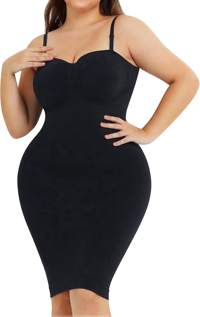 Nebility Womens&#39; Slips Under Dresses Strapless Tummy Control Body Shaper