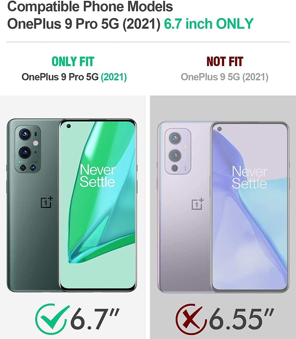 Custodia Flip In Pelle Con Portafoglio E Supporto Per OnePlus 9, 8 Pro, 8T – Protezione 360° - Foto 3