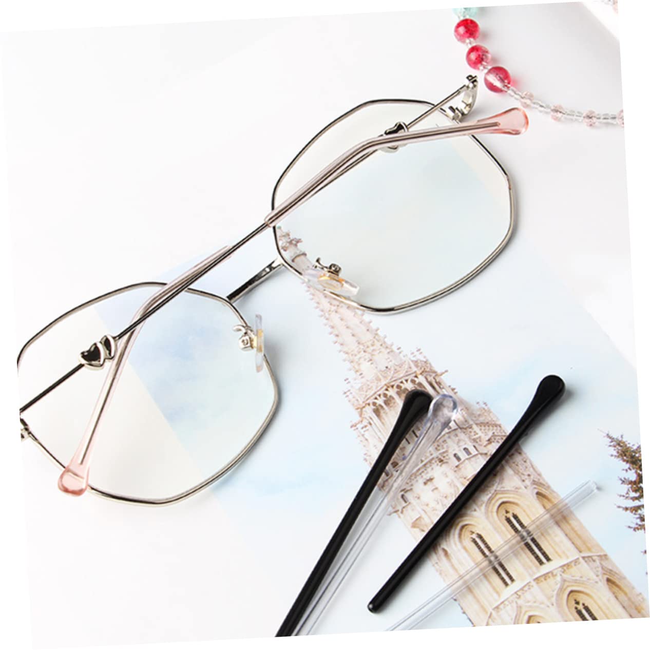 30pièces Embouts De Lunettes Antidérapants Protection De Branches Pour Lunettes Confort Et Maintien Optimal Accessoire Pratique Vue
