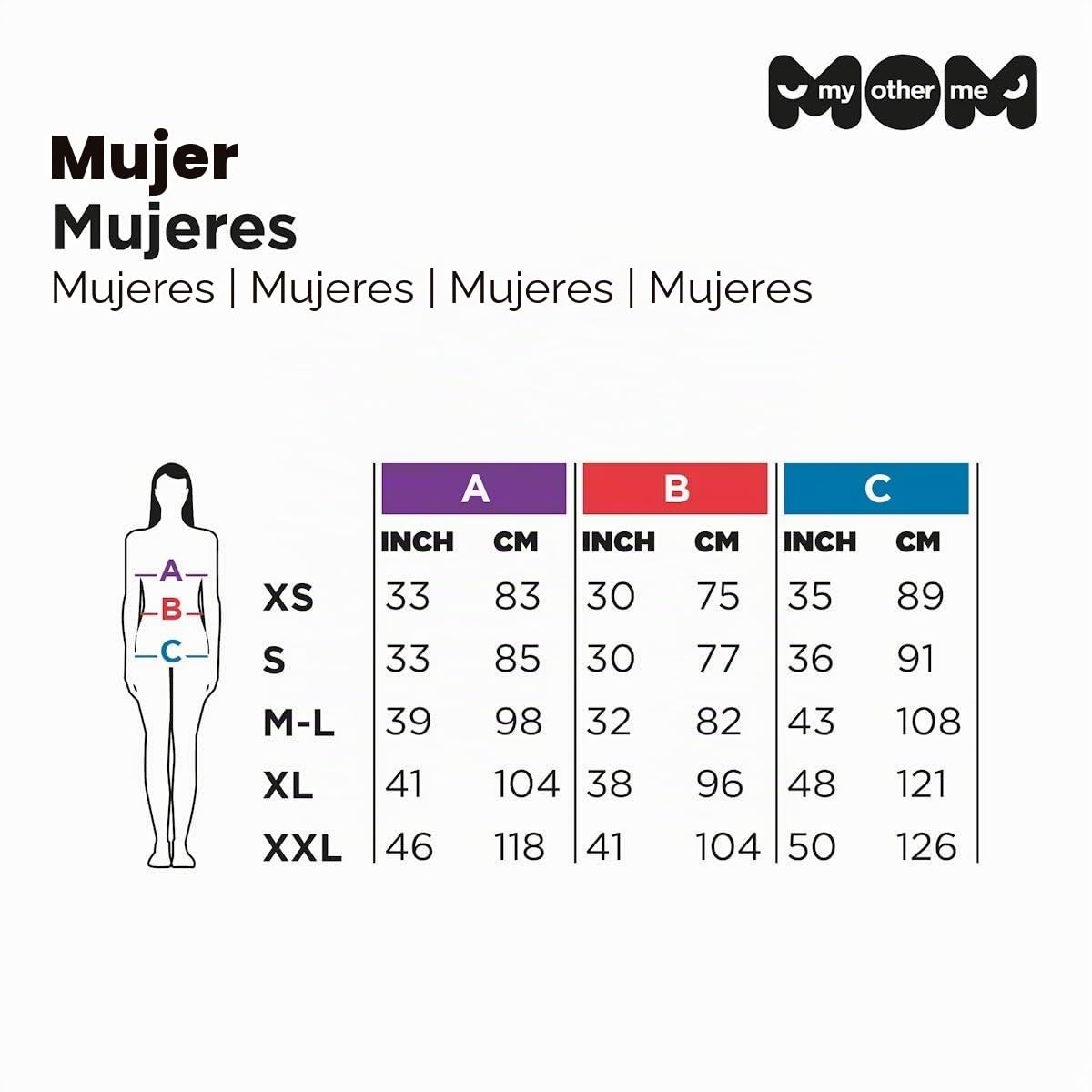 My Other Me - Disfraz Mexicana mujer adulta blanco y negro | Incluye vestido y fajín en blanco y negro