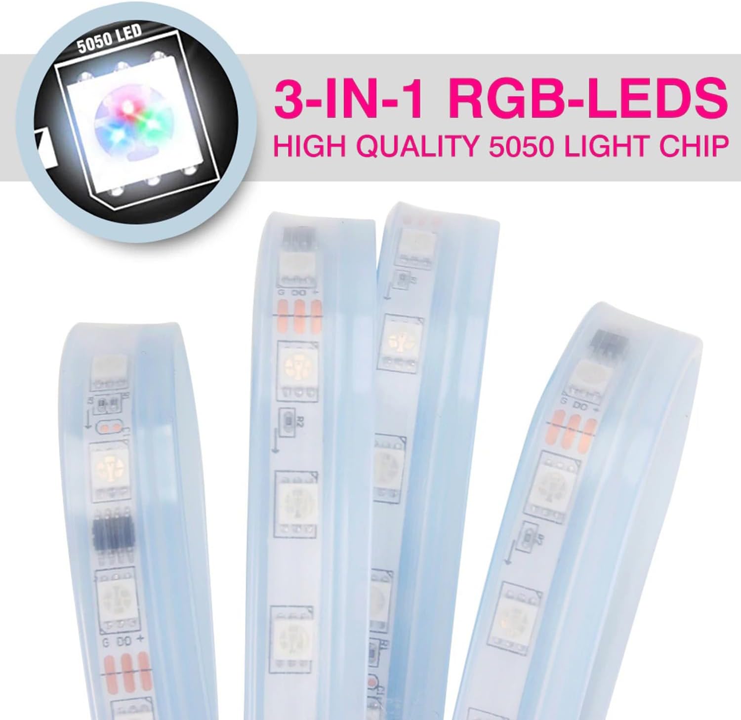 SOCAL-LED LIGHTING 70 inch Car Led Exterior Hood Light Strip Multi Color Dual Remote APP Control 12V LED Daytime Running Lights, RGB Flexible Headlight Waterproof for Pickup Truck SUV