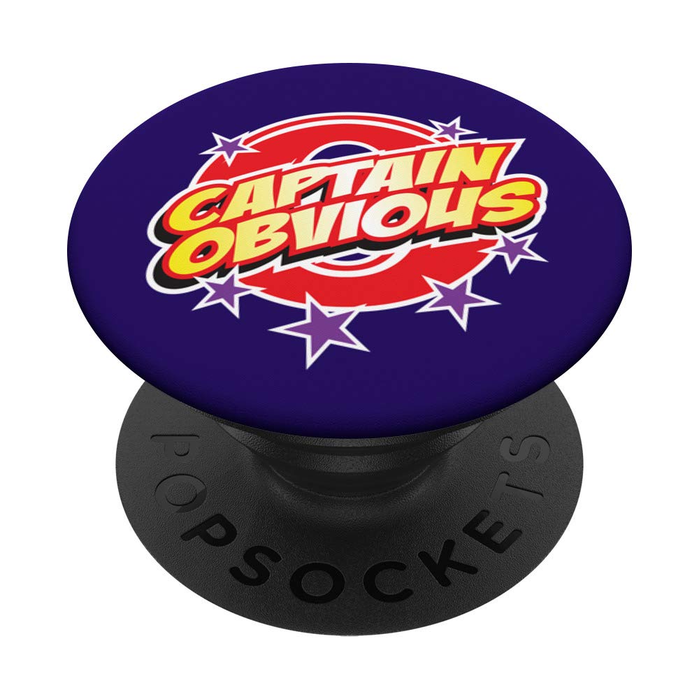 Amazon.com: Captain Obvious Funny Superhero Easy Hero Costume Comic  PopSockets Swappable PopGrip : Cell Phones & Accessories