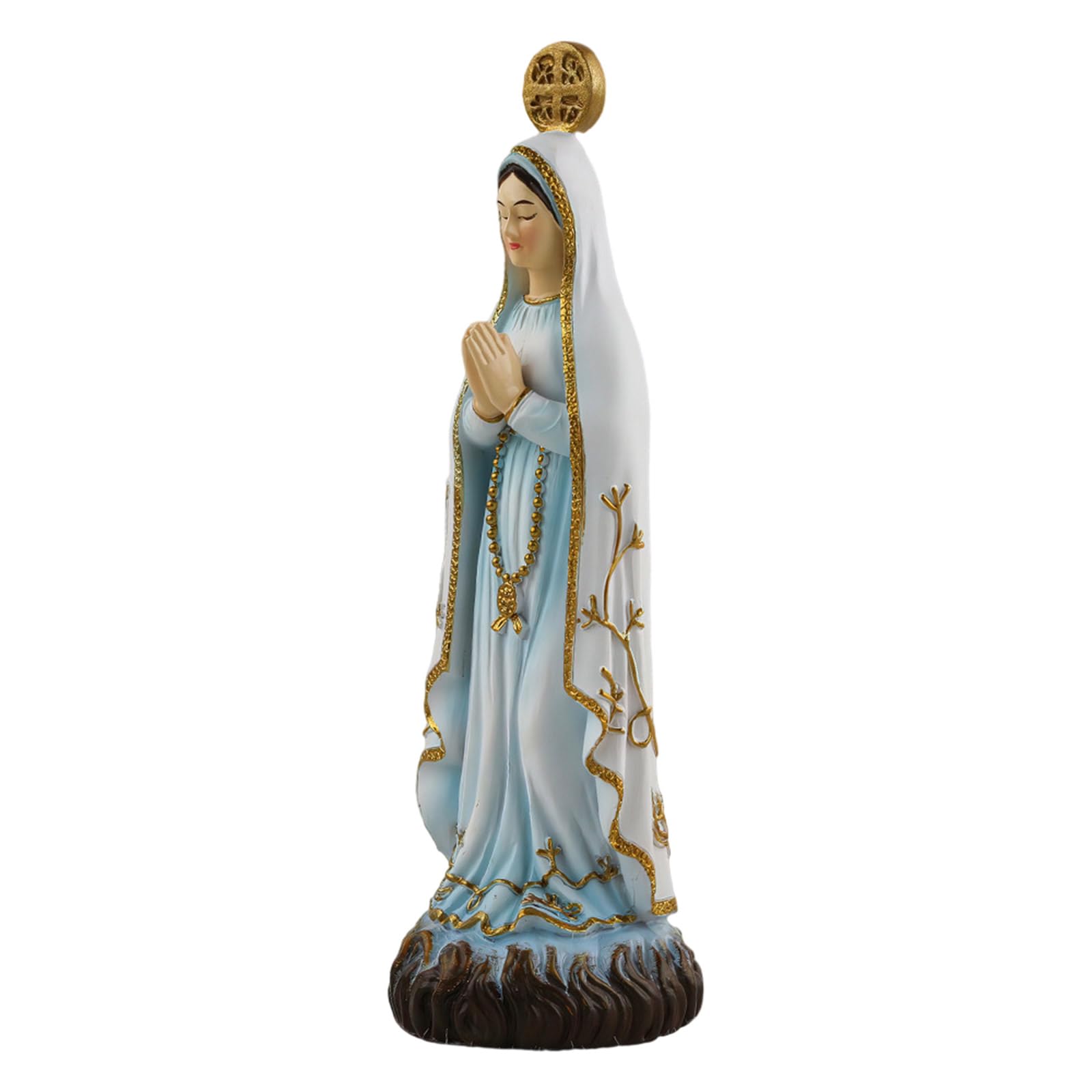 CUNZJIA European Character Ornaments Virgins Resins Craft Figurine Miniature Mother Statue Decoration Desktop Statu