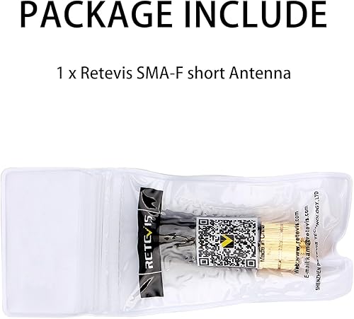 Miniatura 9 de Retevis Antena corta de radio Ham, 1.96 pulgadas SMA-hembra, antena VHF/UHF de doble banda 144/430 Mhz, para Retevis RT29 RT86 RA79 HD2, compatible