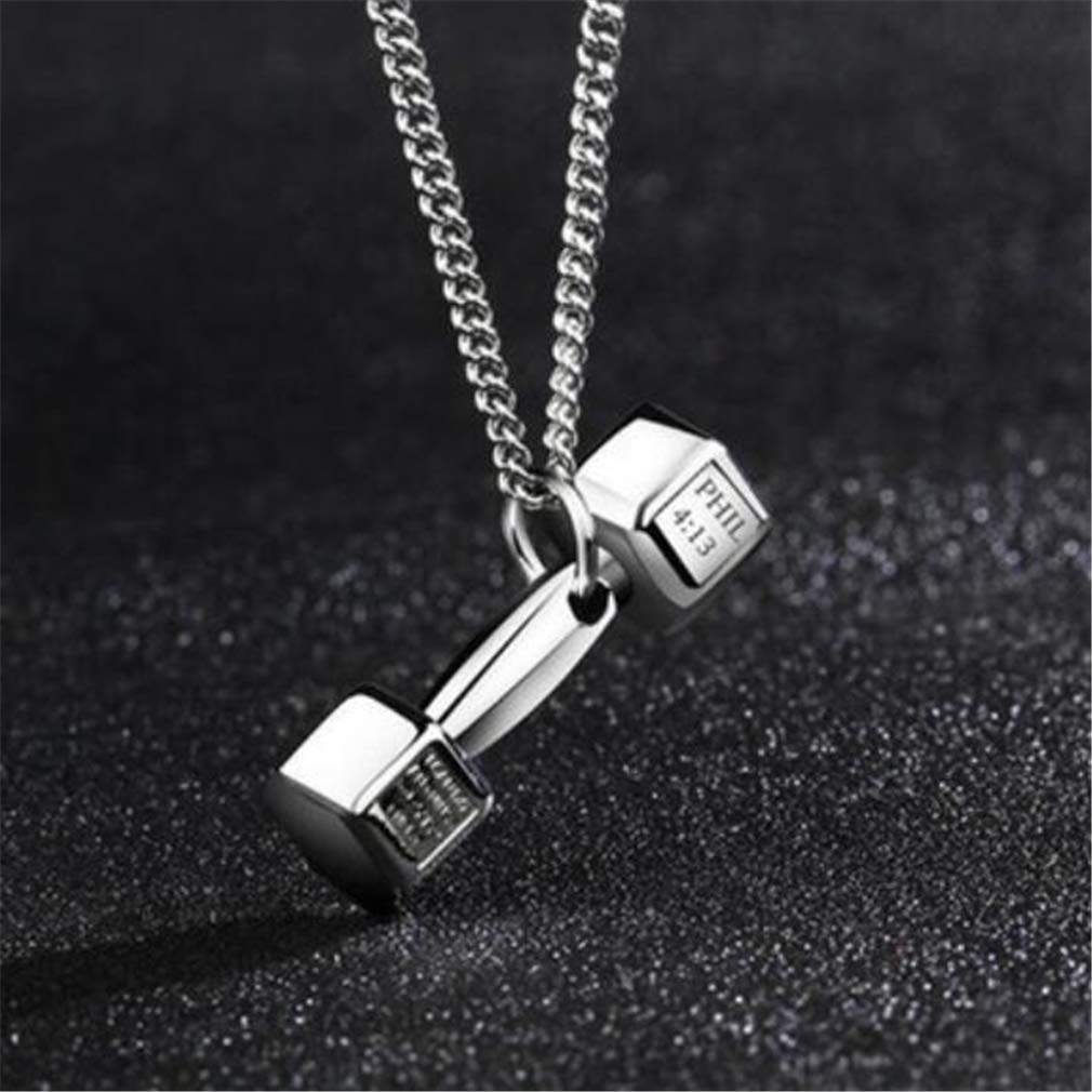 Hals Ketting Met Dumbbell. Hanger In De Vorm Van Een Fitness Halter Goudkleurige Hals Ketting 60 Cm Met Fitness Hanger Wordt In Luxe Verpakking Geleverd