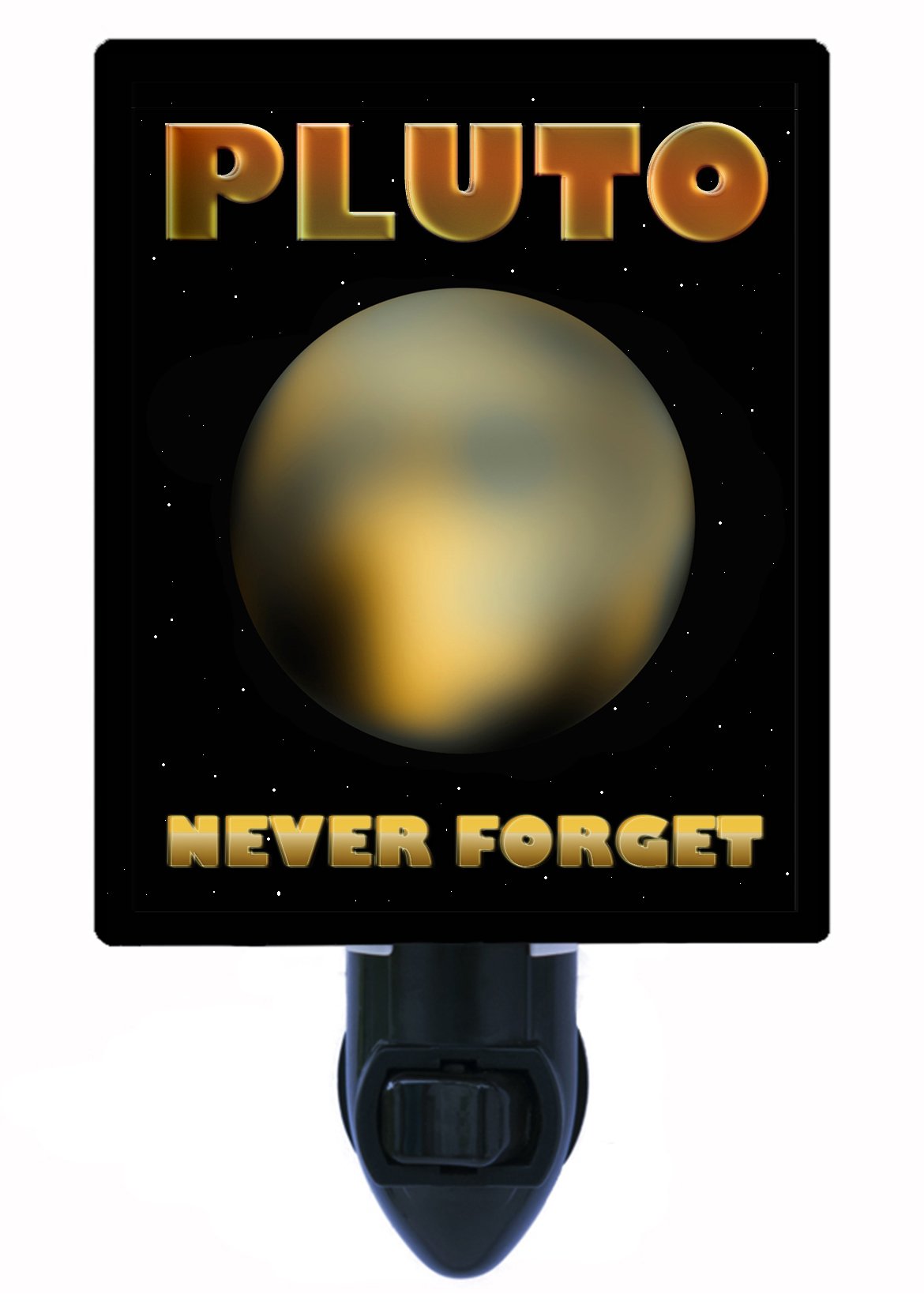 Pluto Night Light Planets and Space Never Forget LED Night Light