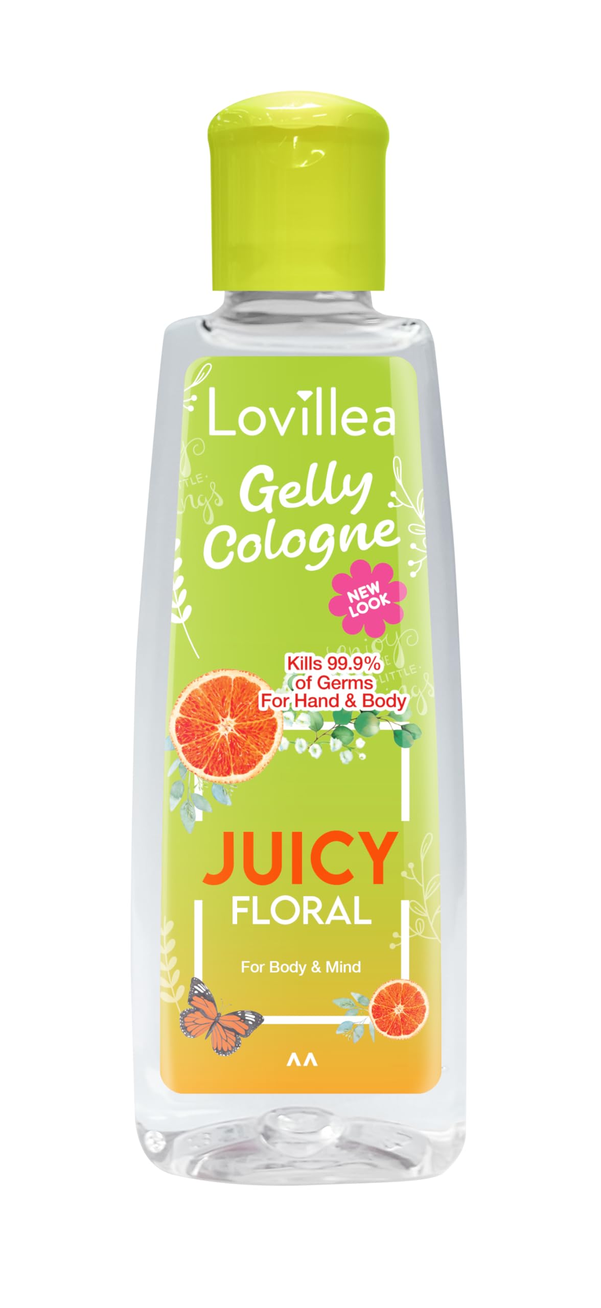 Gelly Cologne Juicy Floral For Women | Eau De Cologne | Fresh Citrus Floral and Fruity scent | 200ml