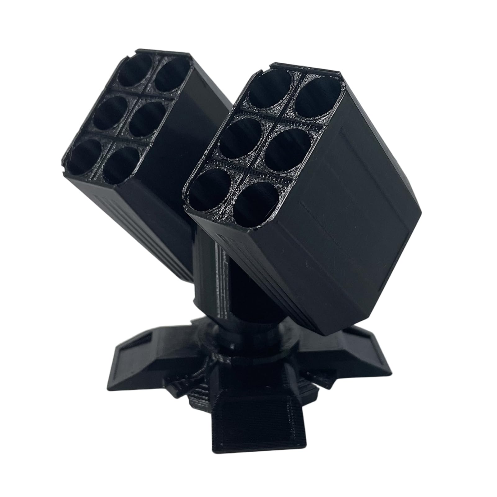 Glifora Pen Holder - 12-Socket Partitioned Storage Organiser for Gel Pens, Pencils and Stylus Pens, 3D Printed Compact Desktop Organiser