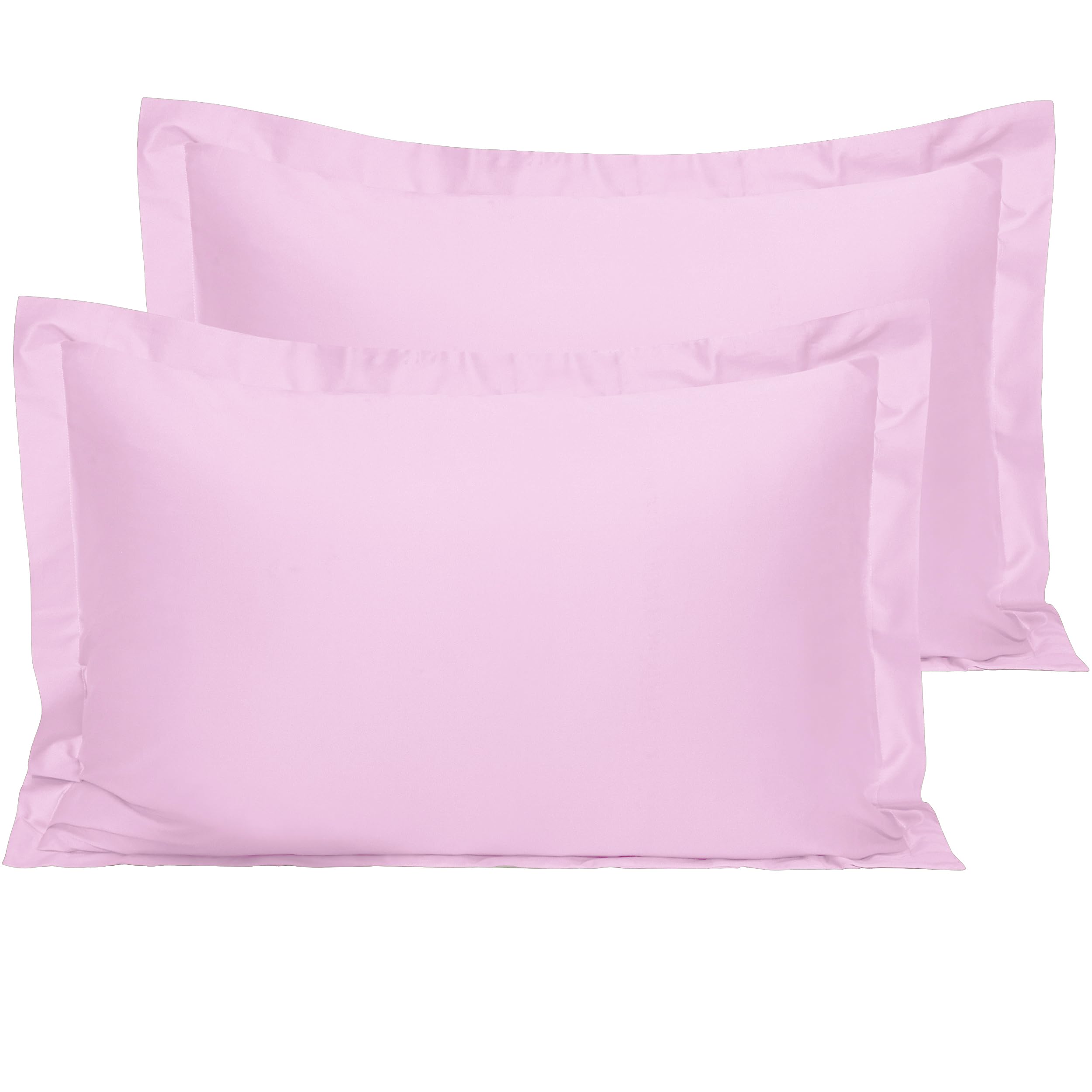 Sponsored Ad – NTBAY 2 Pack 500 Thread Count 100% Egyptian Cotton Oxford Pillowcases, Super Soft and Breathable Euro Standard Pillow Cases | Hotel Quality Pillow Shams, 50x75 cm, Pink