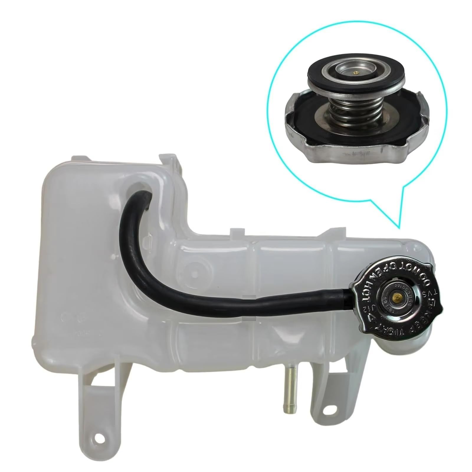 Compatibile Con Chrysler Per 300 2005-2010 Bottiglia Serbatoio Di Espansione Recupero Di Troppopieno Radiatore Con Tappo 4596466AG Vaschetta Raffreddamento
