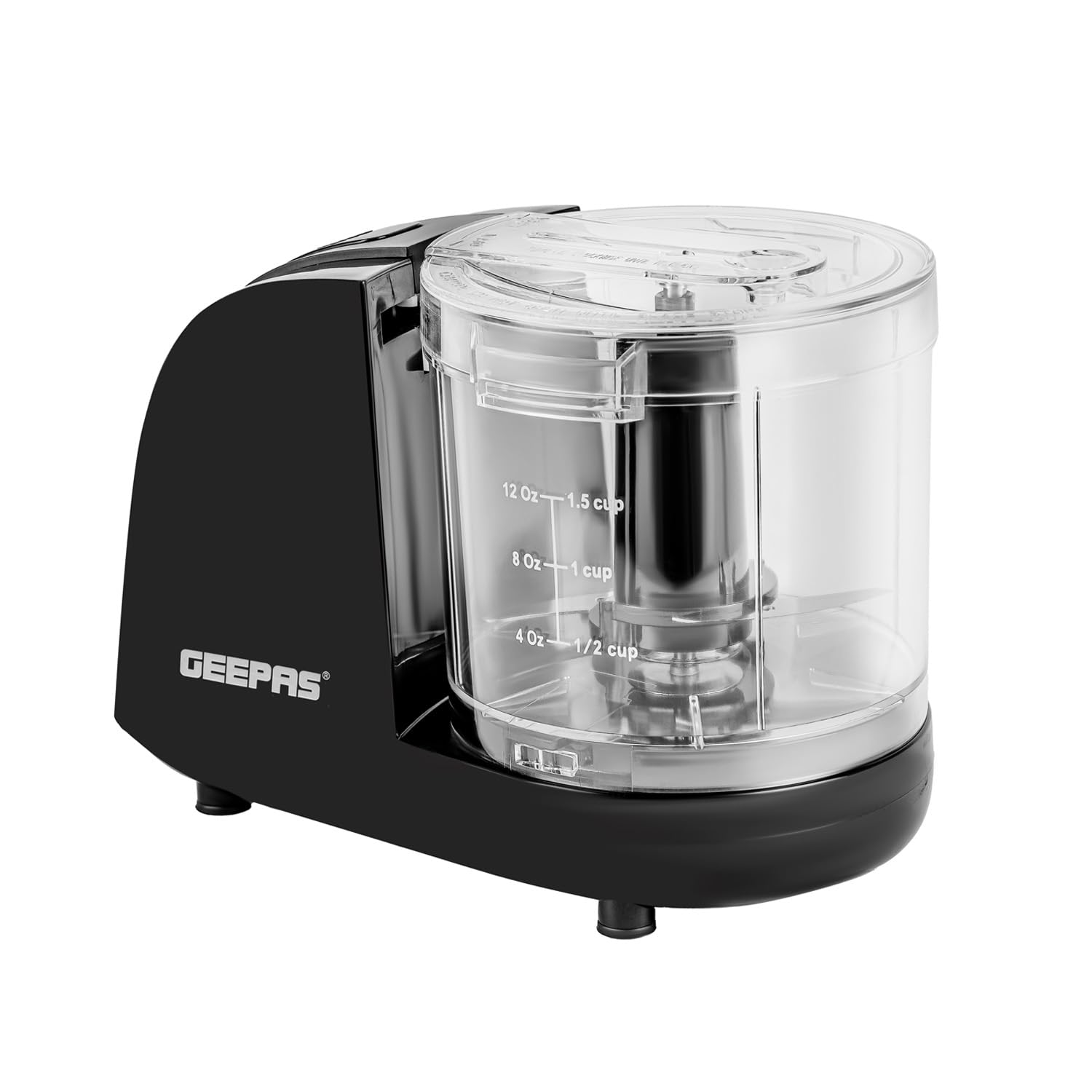 GEEPAS Multi Chopper | 200W Mini Electric Food Processor | Stainless Steel Blades One-Touch Operation 350ml Bowl | Mixer Dicer Food Chopper for Mixing Mincing Pureeing Salads Salsa Pesto Curry Pastes