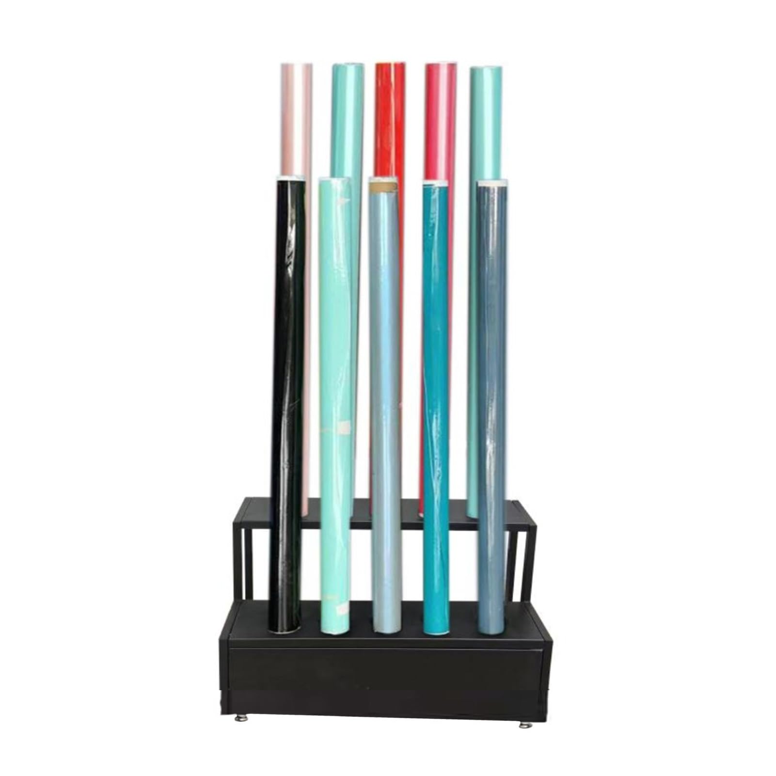 Organisateur rouleaux tissu et vinyle pour ranger votre atelier de loisirs créatifs